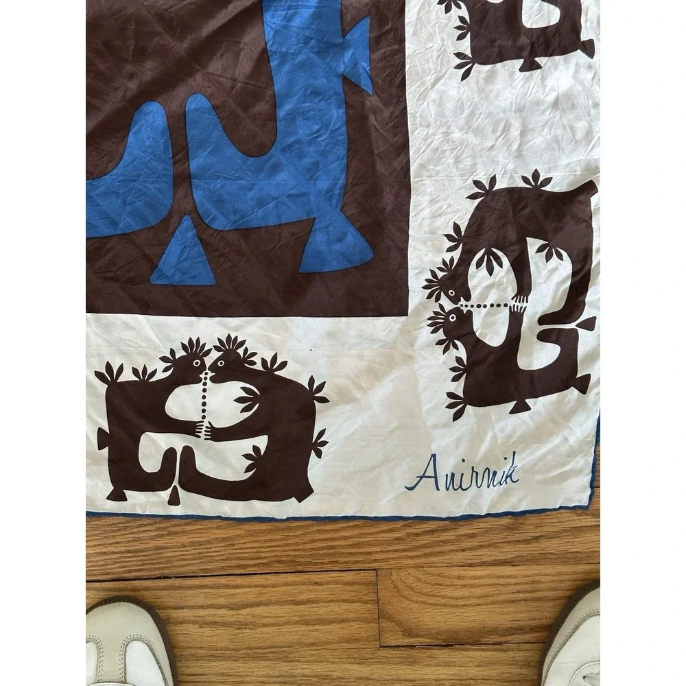 Aniunik Scandanavin Folk‎ Art Tapestry Nordic Rustik Wall Hanging Boho Cabin
